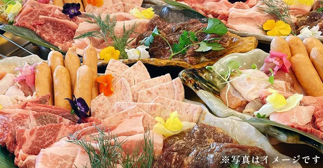 BBQ食材の盛り合わせ（写真はイメージ）